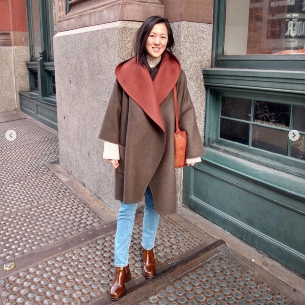 Custom Handmade Reversible Double Faced Wool Coat